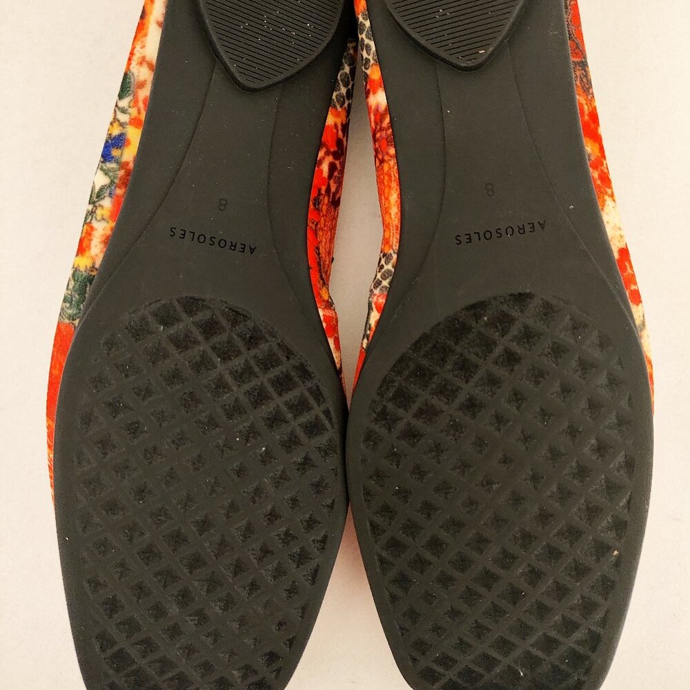 AEROSOLES Women’s Flowery Velvet Padded Comfort Size 8 - Picture 5 of 6